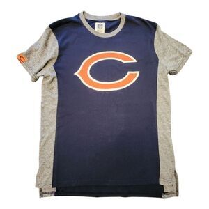 Chicago Bears Vintage-Style "C" Logo Navy T-Shirt Size Medium Football NFL Men's